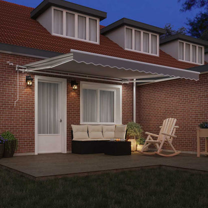 Tenda retrattile Grigio Chiaro 400 × 300 cm Poliestere | homemem39