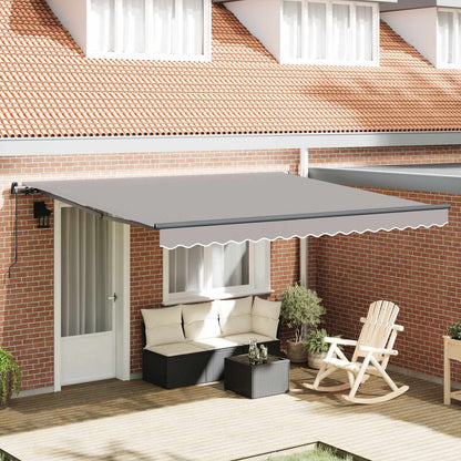 Tenda retrattile Grigio Chiaro 400 × 300 cm | homemem39