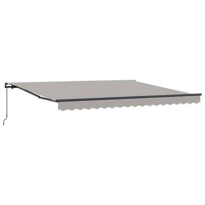 Tenda Retrattile Grigio chiaro 400 × 300 cm Tessuto - homemem39