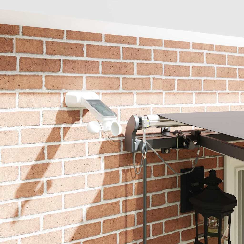 Tenda Retrattile con Grigio chiaro 400 × 300 cm Tessuto - homemem39