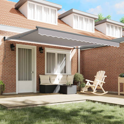 Tenda retrattile Grigio Chiaro 400 × 300 cm | homemem39