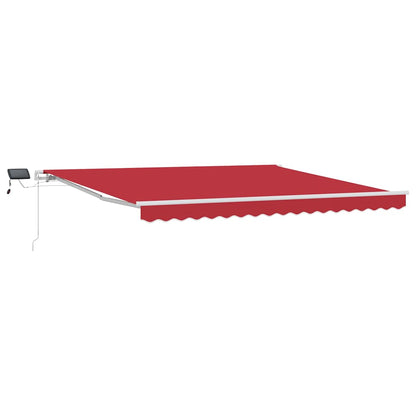Tenda Retrattile con Rosso 400 ×300 cm Tessuto - homemem39