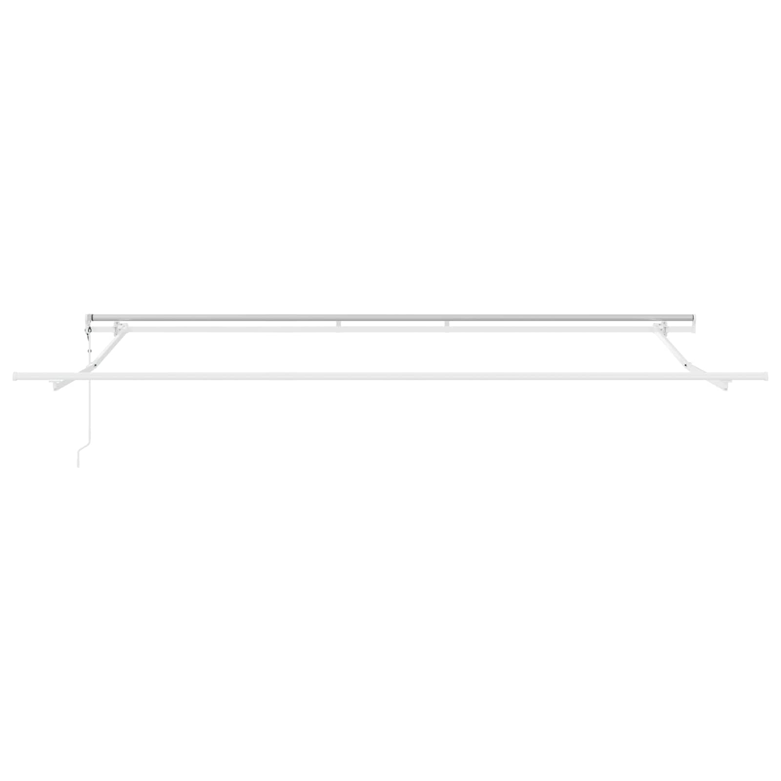 Tenda retrattile Rosso 400 × 300 cm Tessuto e Alluminio | homemem39
