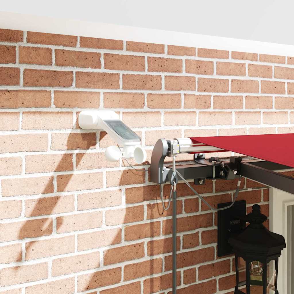 Tenda Retrattile con Rosso 400 × 300 cm Tessuto - homemem39