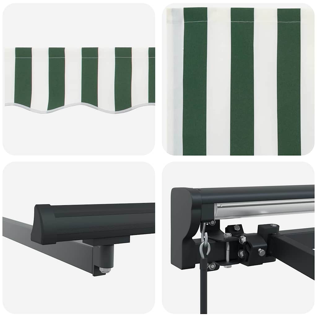 Struttura della tenda Verde e Bianco 400 × 300 cm | homemem39