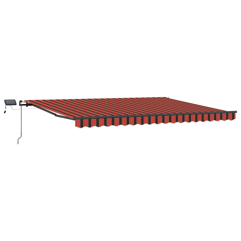 Tenda retrattile arancione e marrone 400 × 350 cm | homemem39