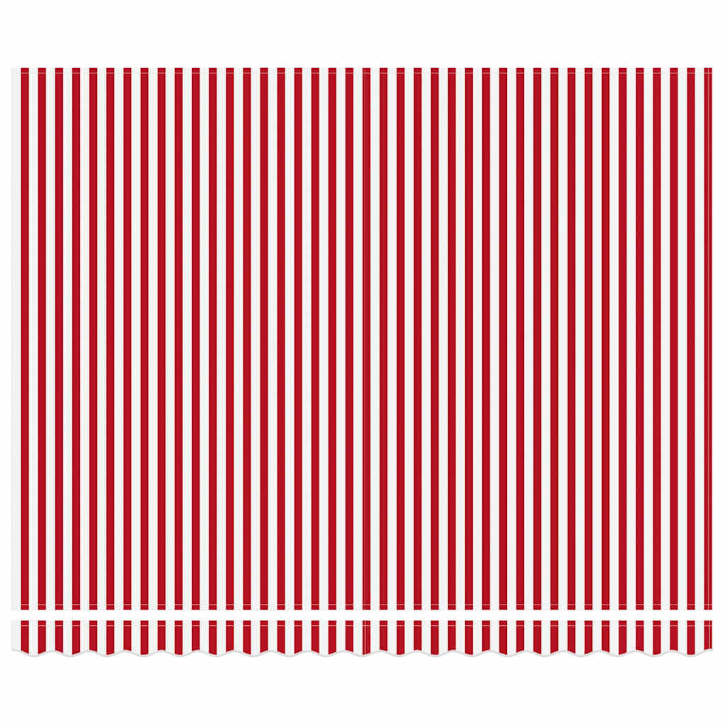 Tenda retrattile Rosso e Bianco 400 × 350 cm | homemem39