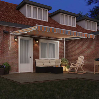 Tenda retrattile Multicolore 400 × 300 cm Tessuto e Alluminio | homemem39