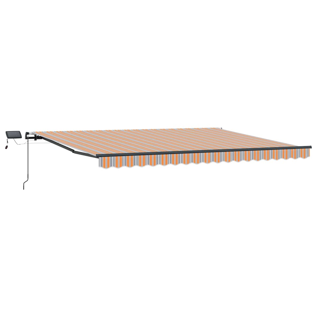 Tenda retrattile Multicolore 400 × 350 cm Tessuto e Alluminio | homemem39