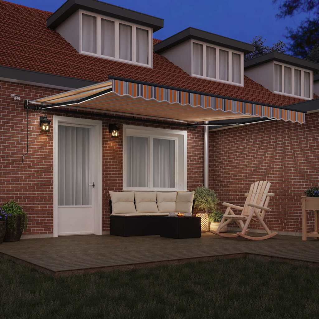 Tenda retrattile Multicolore 400 × 350 cm Poliestere | homemem39