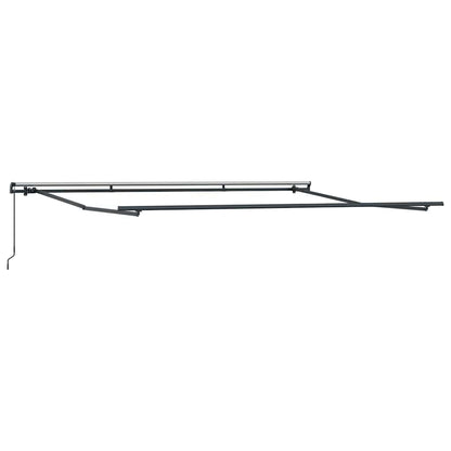 Tenda da Sole Nero 400 × 350 cm Tessuto - homemem39