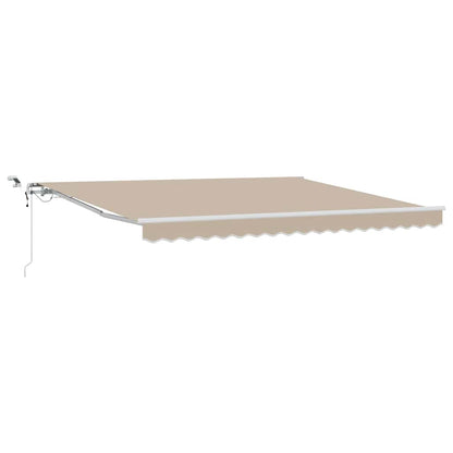 Tenda retrattile Beige 400 × 350 cm Poliestere | homemem39
