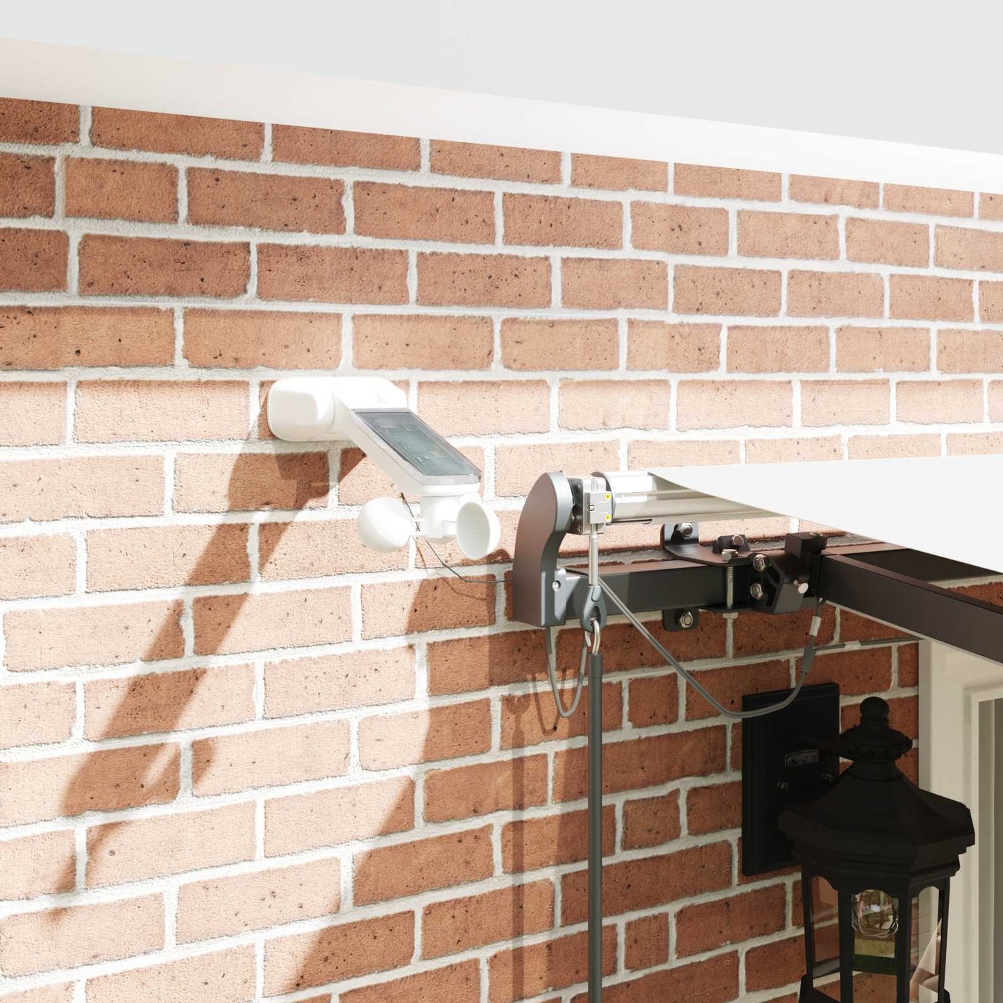 Tessuto per Tenda con Bianco 400 × 350 cm Poliestere