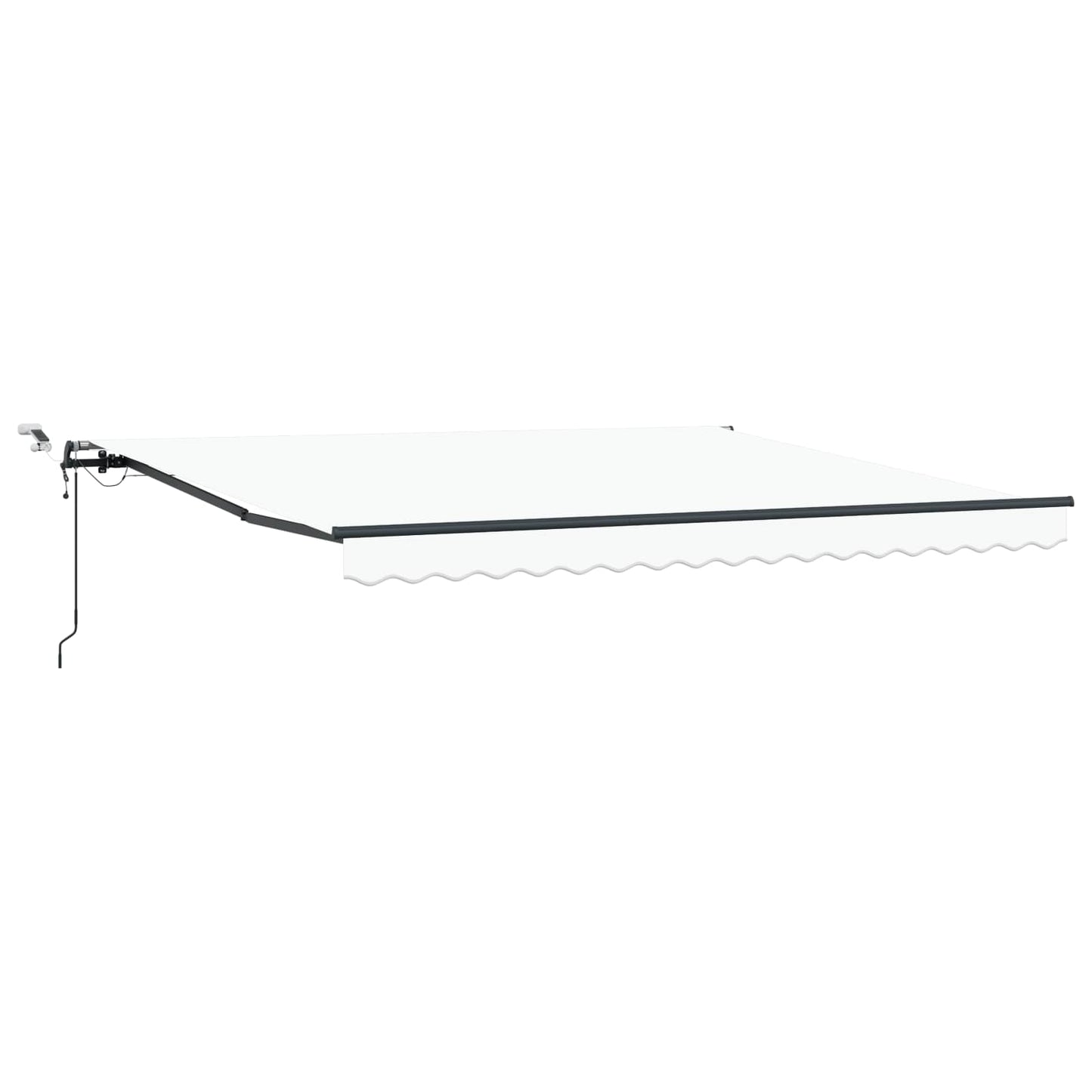 Tenda retrattile Bianco 400 × 350 cm Poliestere | homemem39