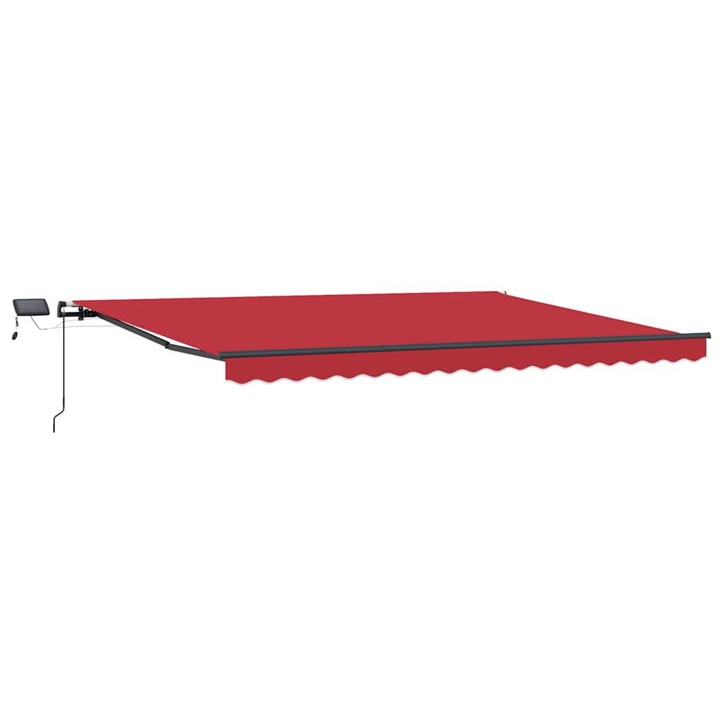 Tenda Retrattile Rosso 400 ×350 cm Tessuto - homemem39