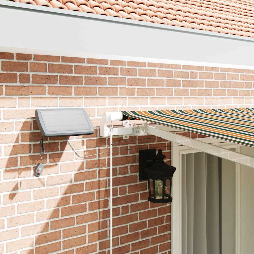 Tenda retrattile Verde e giallo 400 × 300 cm | homemem39