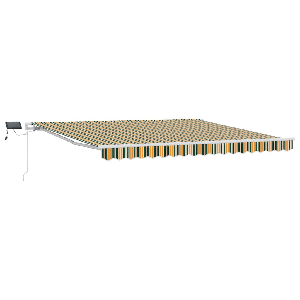 Tenda retrattile Verde e giallo 400 × 300 cm | homemem39