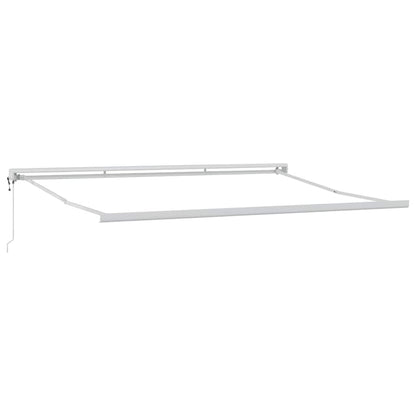Tenda Retrattile Verde e Bianco 400 × 350 cm