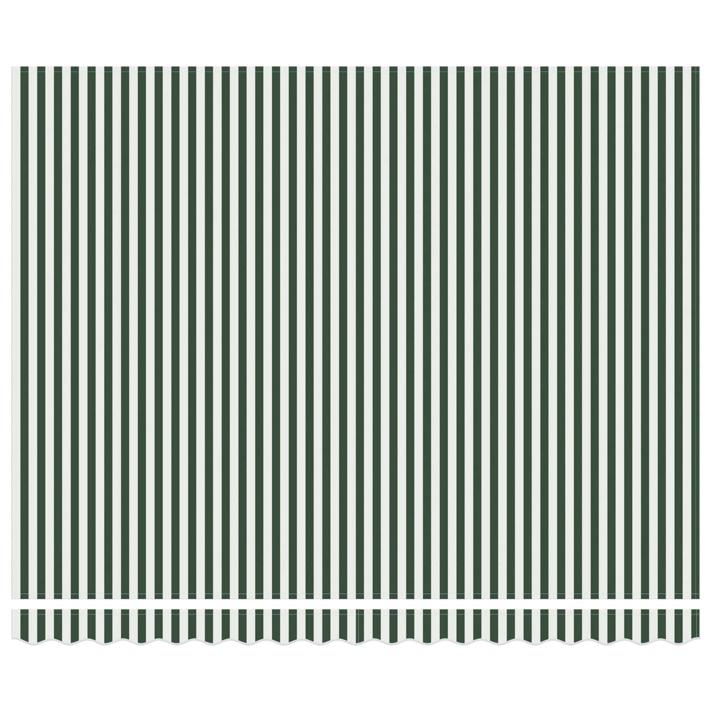 Tenda Retrattile Verde e Bianco 400 × 350 cm | homemem39