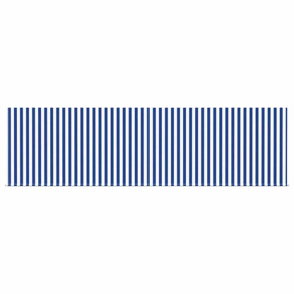 Tenda Retrattile Blu e bianco 450 × 300 cm Tessuto - homemem39