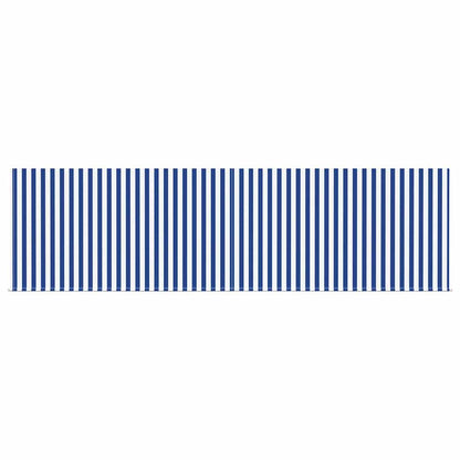 Tenda Retrattile Blu e bianco 450 × 300 cm Tessuto - homemem39