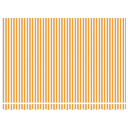 Tenda Retrattile Giallo e Bianco 450 × 300 cm