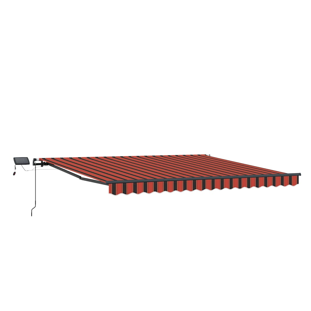 Tenda Retrattile arancione e marrone 450 ×300 cm Tessuto - homemem39