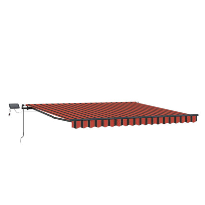 Tenda Retrattile arancione e marrone 450 ×300 cm Tessuto | homemem39