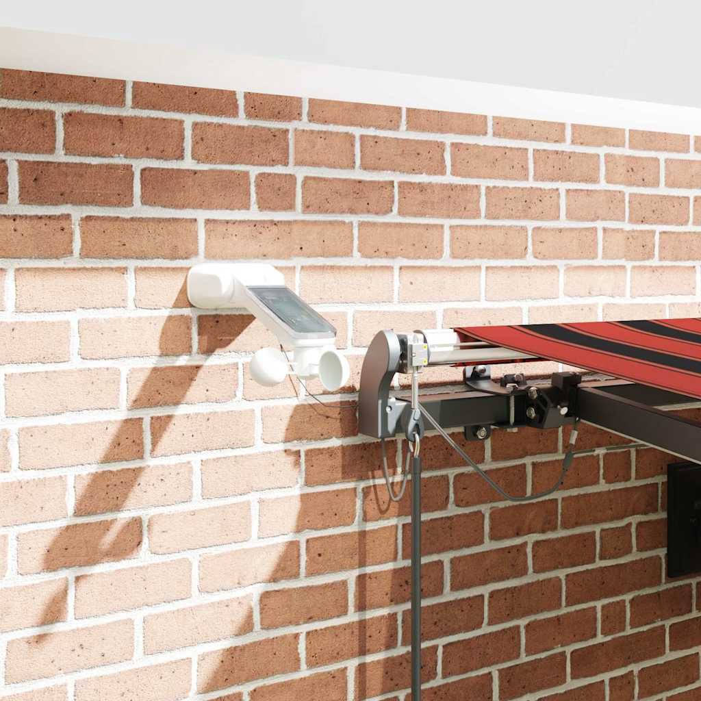 Tenda Retrattile con arancione e marrone 450 × 300 cm Tessuto - homemem39