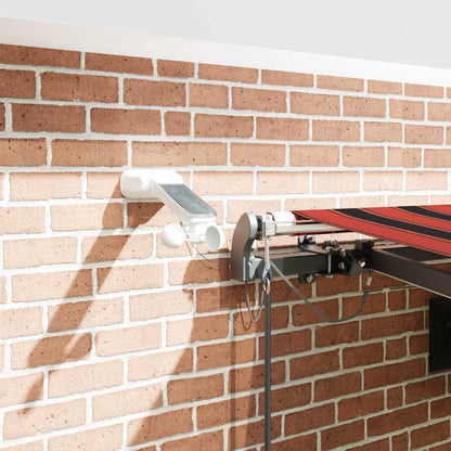 Tenda Retrattile con arancione e marrone 450 × 300 cm Tessuto - homemem39