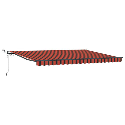 Tessuto per Tenda arancione e marrone 450 × 300 cm Poliestere | homemem39