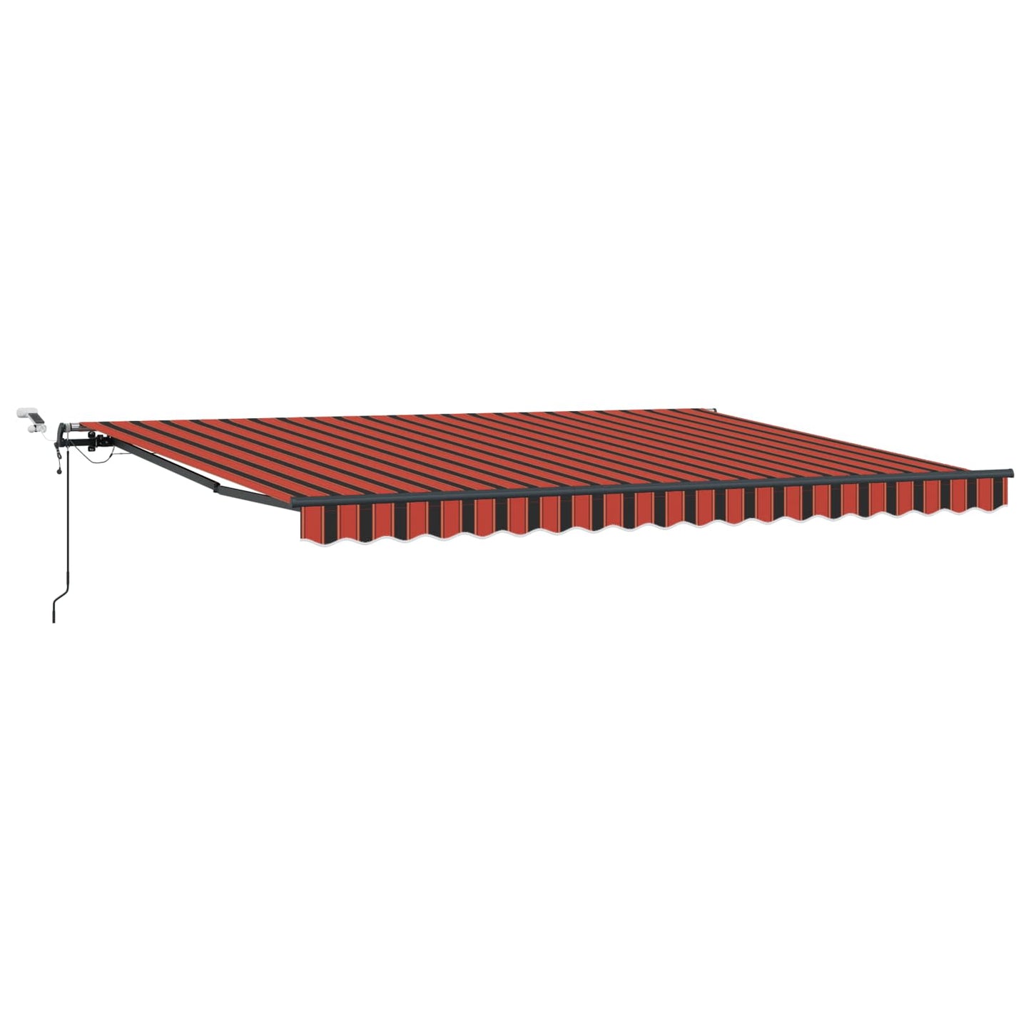 Tessuto per Tenda arancione e marrone 450 × 300 cm Poliestere
