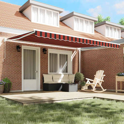 Tenda da Sole Arancione e Marrone 450 x 300 x 165 cm | homemem39
