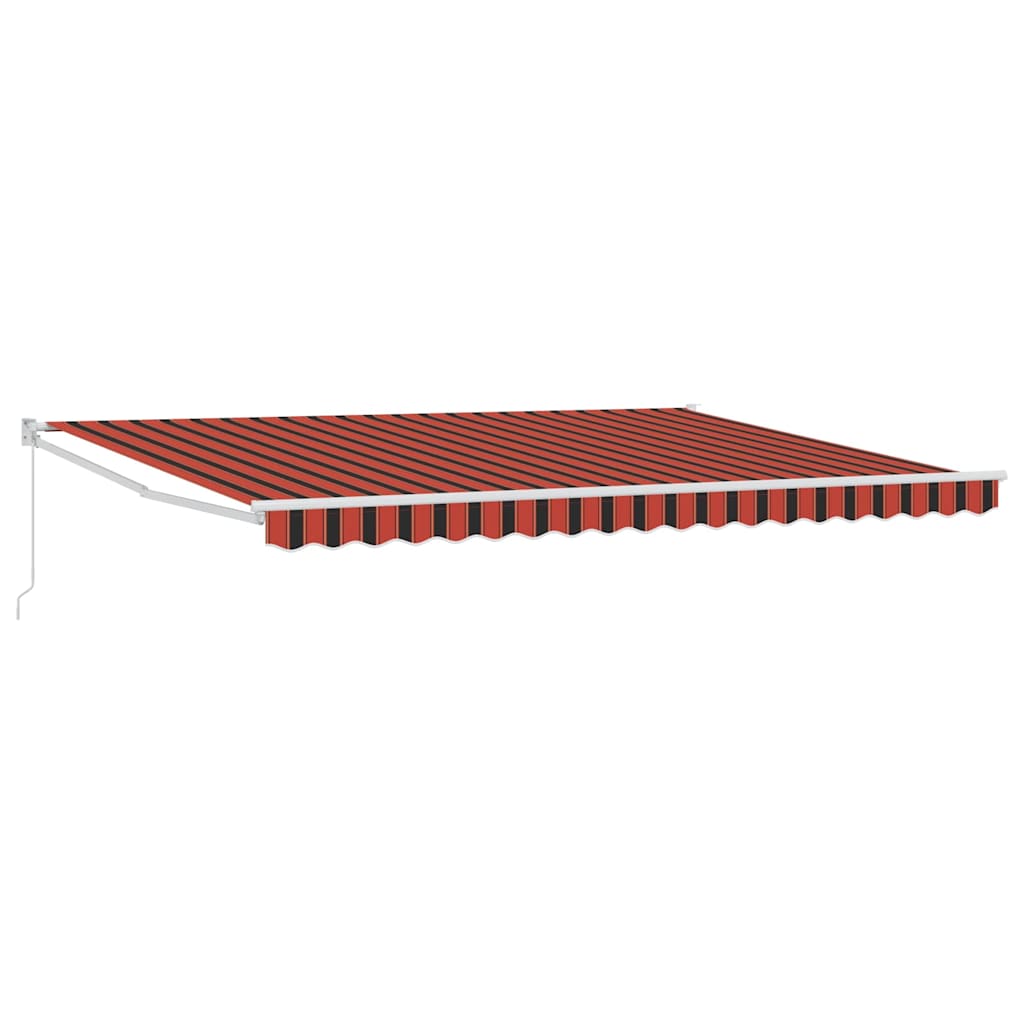 Tenda da Sole Arancione e Marrone 450 x 300 x 165 cm | homemem39