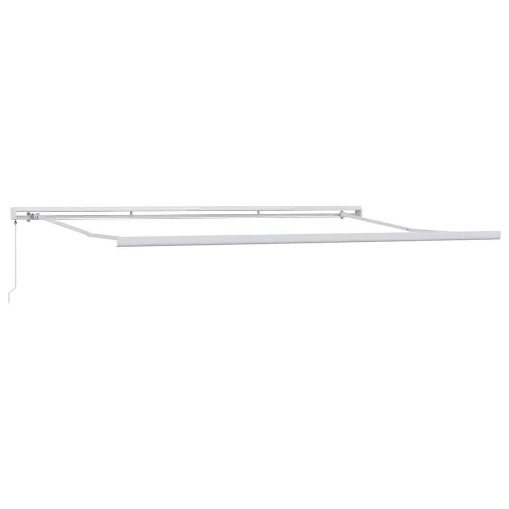 Tenda Retrattile Rosso e Nero 450 × 300 cm Tessuto e Metallo | homemem39