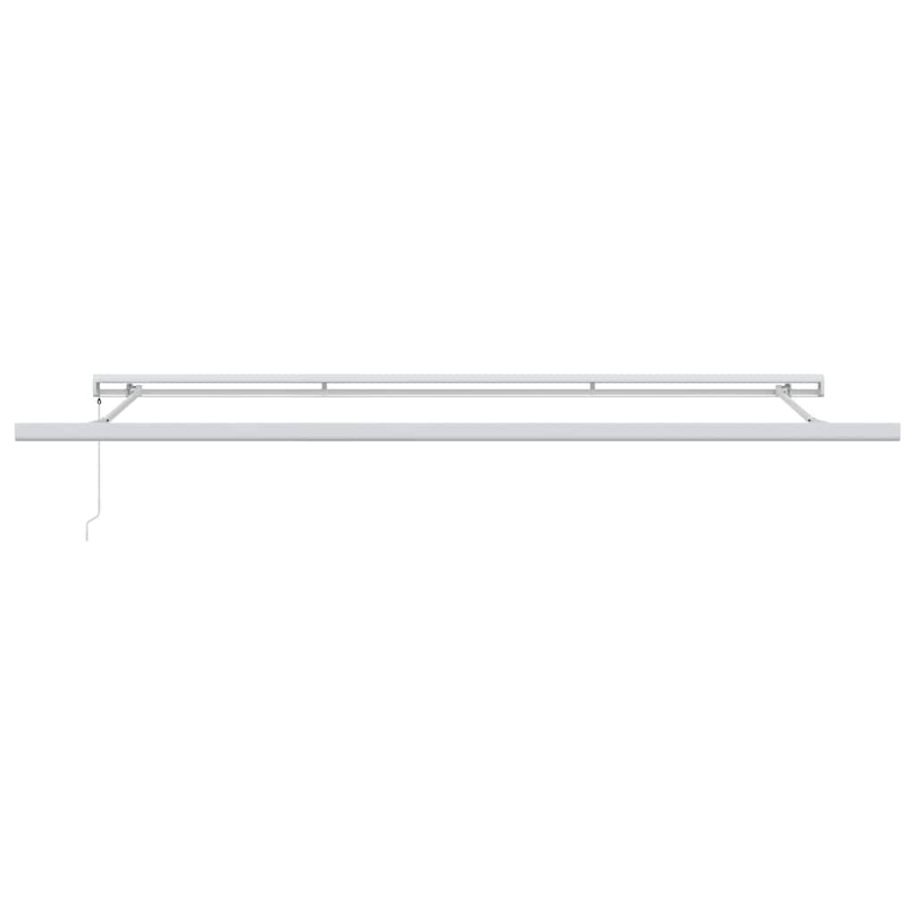 Tenda Retrattile Rosso e Nero 450 × 300 cm Tessuto e Metallo | homemem39