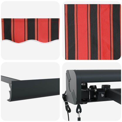 Tenda da Sole Arancione e Marrone 450 x 300 x 165 cm | homemem39