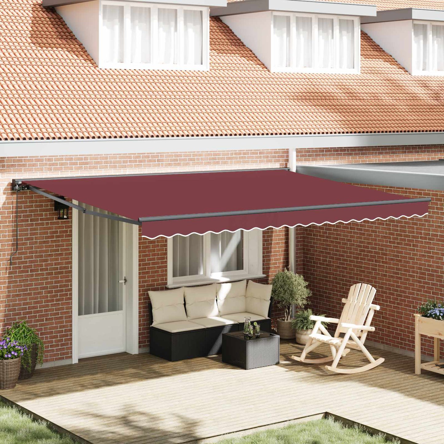 Struttura della tenda Borgogna 450 × 300 cm | homemem39