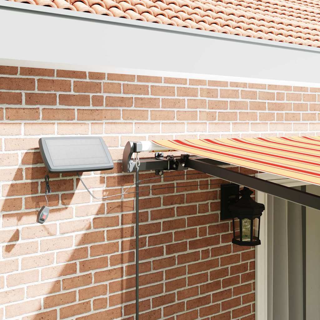 Tenda Retrattile giallo e arancione 450 ×300 cm Tessuto - homemem39