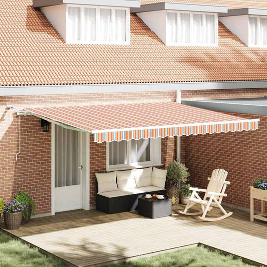 Tenda retrattile Multicolore 450 × 300 cm Poliestere | homemem39