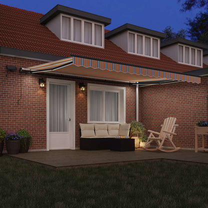 Tenda retrattile Multicolore 450 × 300 cm Tessuto e Alluminio | homemem39