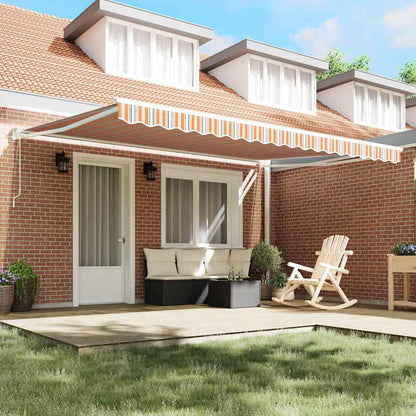 Tenda retrattile Multicolore 450 × 300 cm Poliestere e Metallo | homemem39