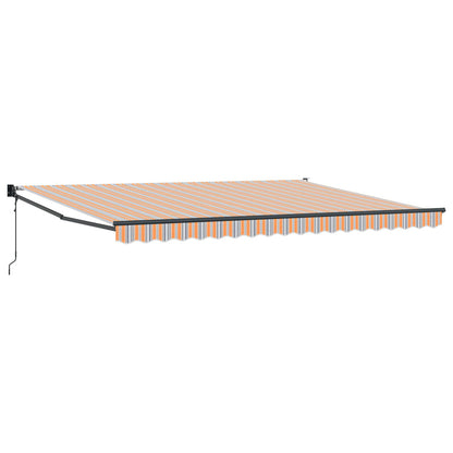 Tenda retrattile Multicolore 450 × 300 cm Poliestere e Metallo | homemem39