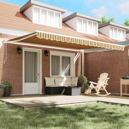 Tenda retrattile Multicolore 450 × 300 cm Poliestere e Metallo | homemem39
