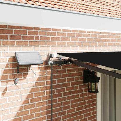 Tenda Retrattile Nero 450 ×300 cm Tessuto - homemem39