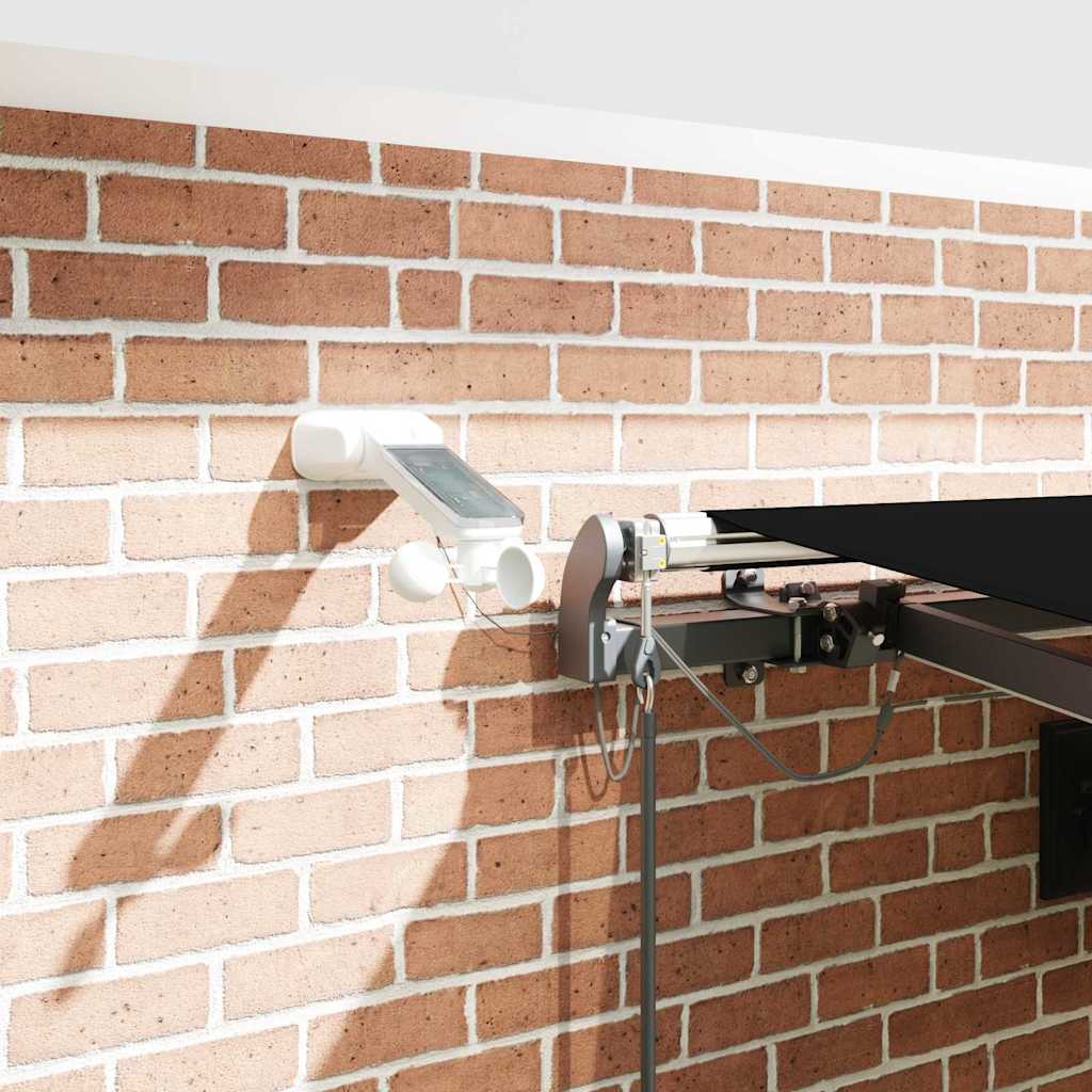 Tenda Retrattile con Nero 450 × 300 cm Tessuto - homemem39