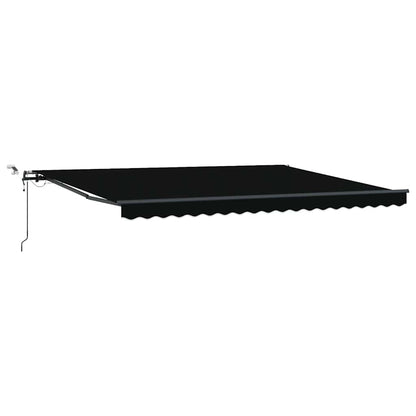 Tenda Retrattile con Nero 450 × 300 cm Tessuto - homemem39