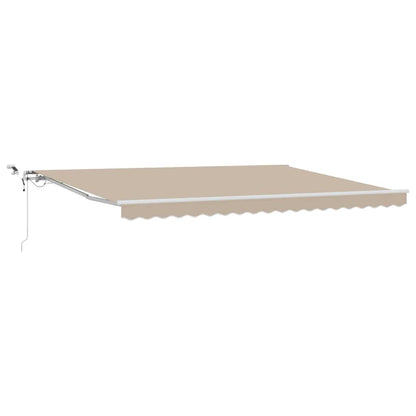Tenda retrattile Beige 450 × 300 cm Poliestere | homemem39