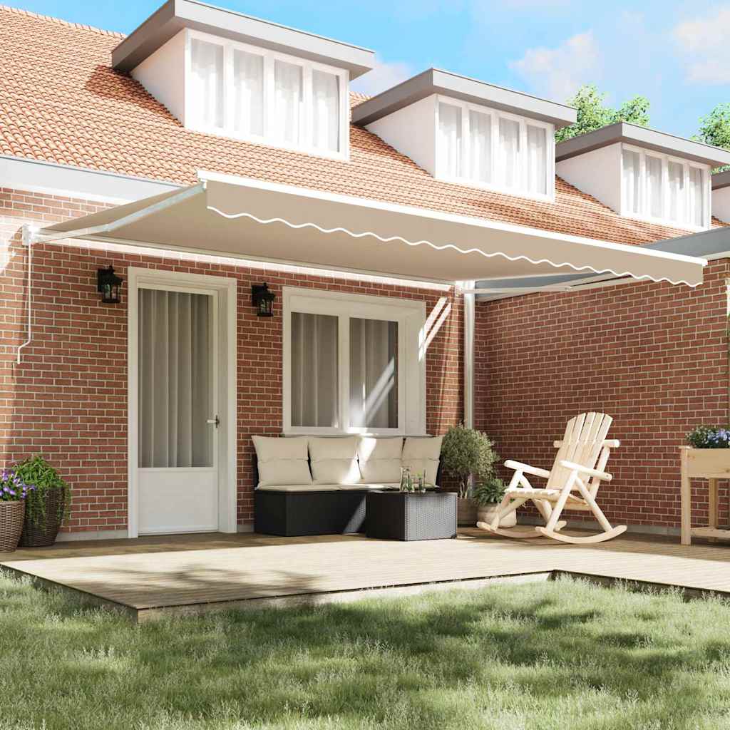 Tenda retrattile Beige 450 x 300 x 165 cm | homemem39