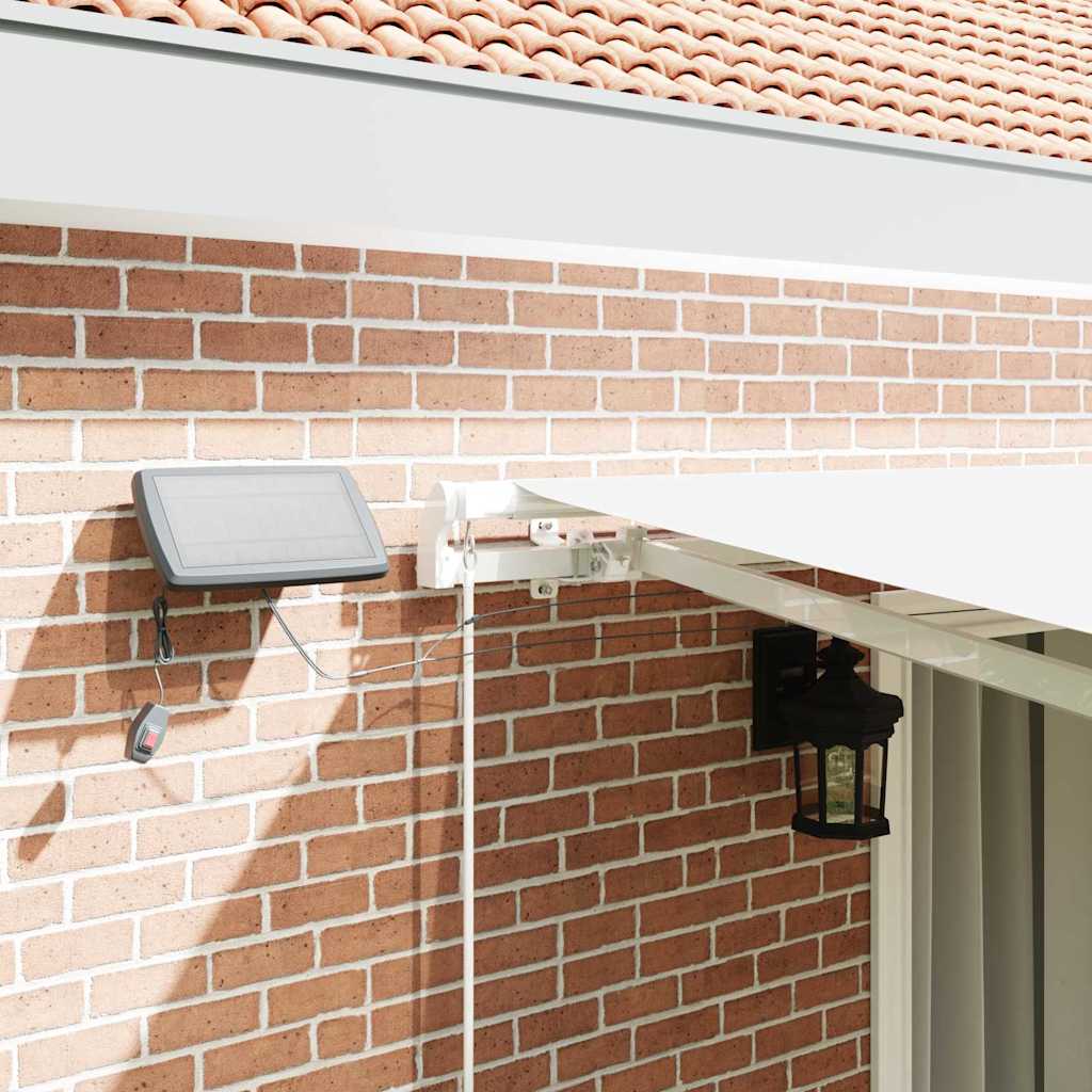 Tenda Retrattile con Bianco 450 ×300 cm Tessuto - homemem39